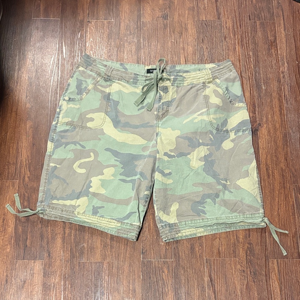 Lane Bryant Camouflage Cargo Shorts